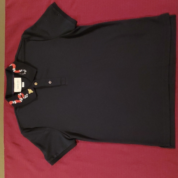 Gucci Other - Gucci Navy Snake and Bee Polo Size Medium